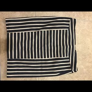 Rachel Zoe navy and white skirt