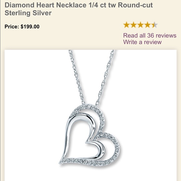 Kay's Two Heart Necklace - Picture 3 of 3