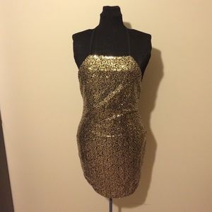 Gold sparkly dress SOLD