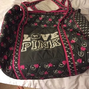 Large Victoria Secret duffle bag