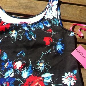 Betsey Johnson Floral Crop Top