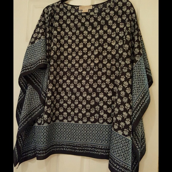 Navy blue printed Michael Kors Shirt