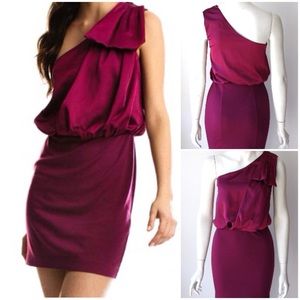 1 DAY SALE! A/X One Shoulder Satin Dress