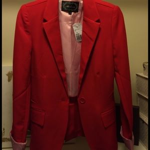 Red blazer