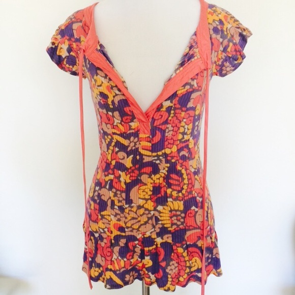 Marc by Marc Jacobs 1970s style Print Tunic