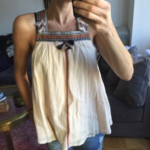 French Connection Hippie Pale Pink Shirt