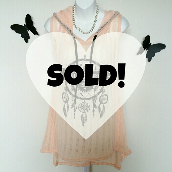 Cloudless  Tops - *SOLD* Cloudless "Wild & Free" Hooded Top