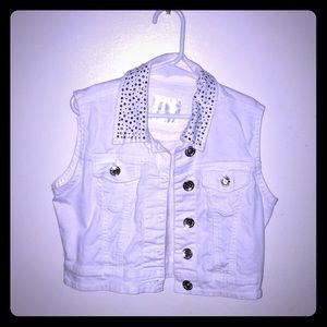 Girls Embellished Vest by Justice