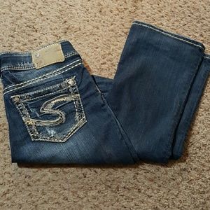 Short length Silver brand jeans