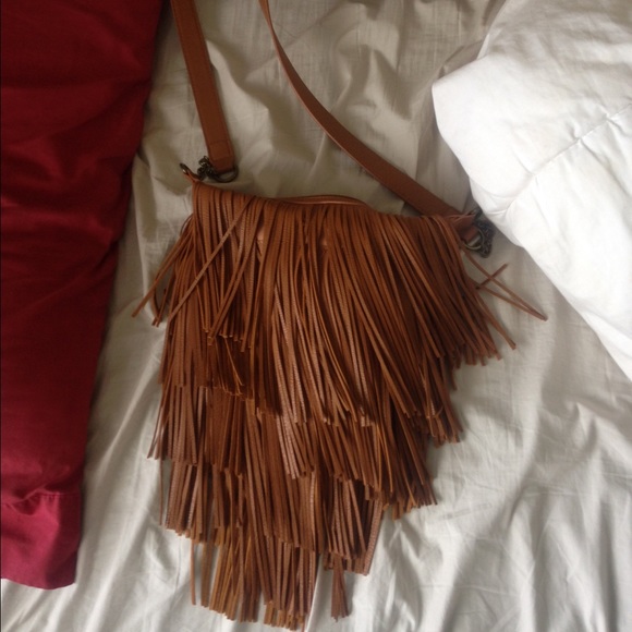 Brand new fringe side bag