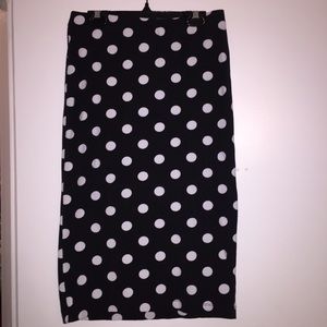 Polka dot skirt!