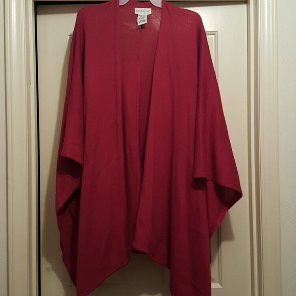 Raspberry colored cape