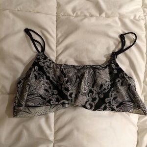 billabong flowy paisley bikini top