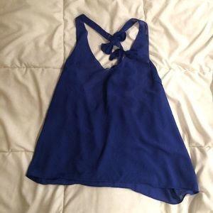 LF blue bow tank
