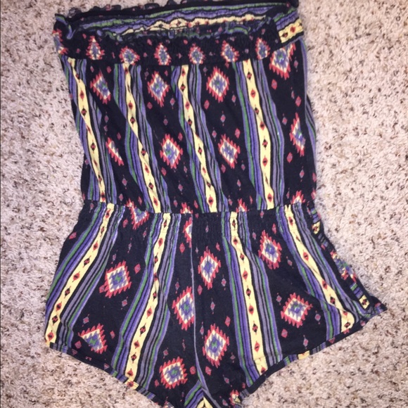 Tribal Print Romper