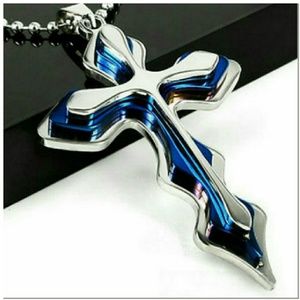 Unisex Stainless Steel Cross