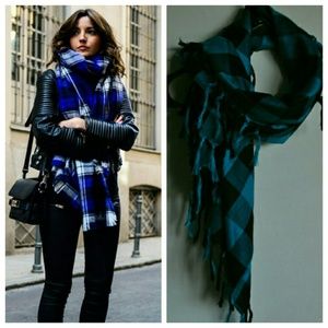 Blue & Black Scarf