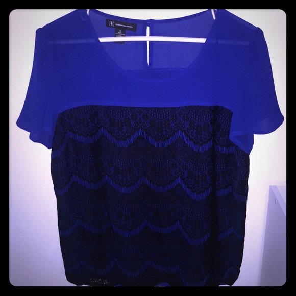 Black and Blue top