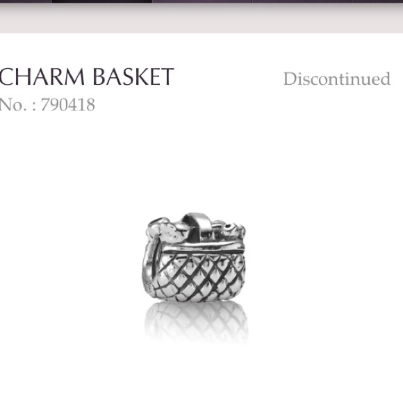charm pandora basket charm pandora basket