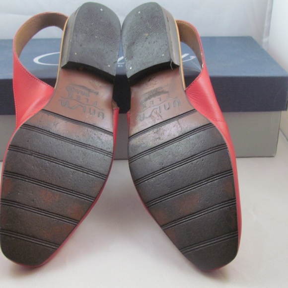 Unisa Flat Slingbacks - Red - Picture 2 of 3