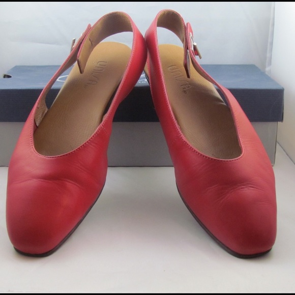 Unisa Flat Slingbacks - Red - Picture 3 of 3