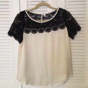 NWT LC Lauren Conrad for Kohl's lace top
