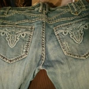 Antique denim jeans