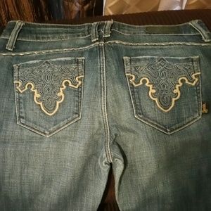 Antique denim jeans