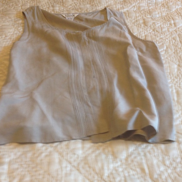 Sleeveless silk rayon blouse - Picture 1 of 1