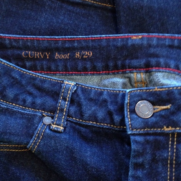 2 for $20 👢Curvy Bootcut Dark Denim Jeans - Picture 2 of 4