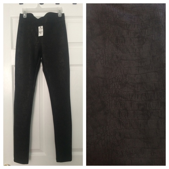 Express xs snake skin look leggings - Picture 1 of 1