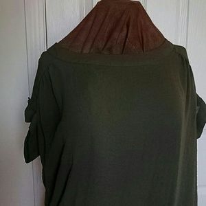 Dressy cap sleeve top