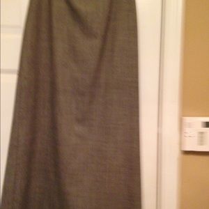 Worsted wool pencil skirt