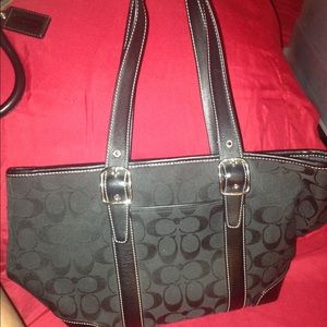 Large coach tote