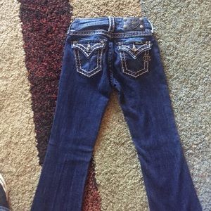 Miss me little girls 2 pair of miss me.