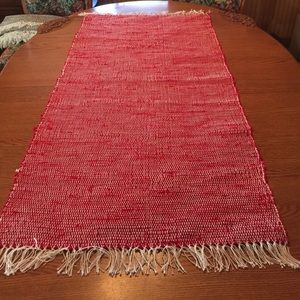 Handwoven rag rug