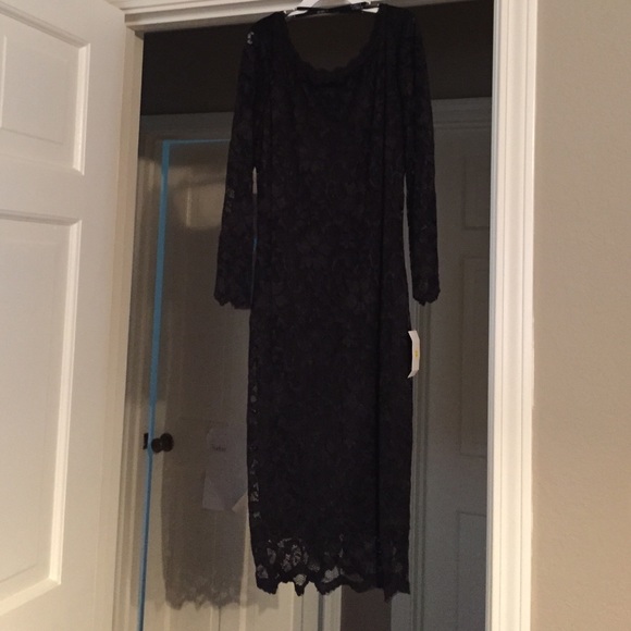 Little black lace dress