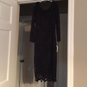 Little black lace dress