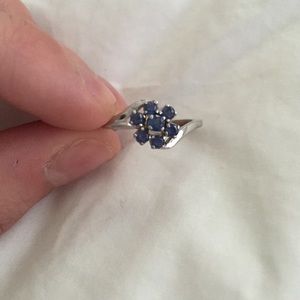 Blue Sapphire ring Size 6