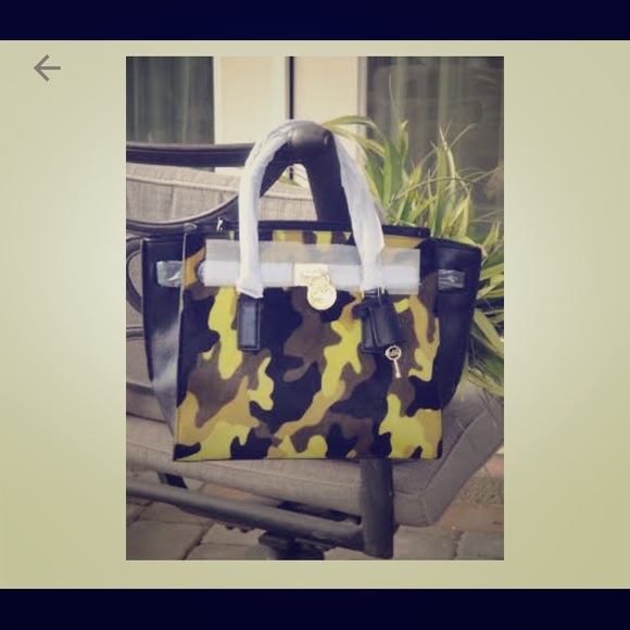 Real Michael Kors camo purse