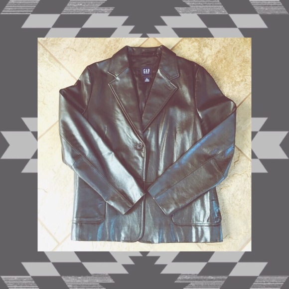 GAP Jackets & Blazers - GAP Leather Jacket