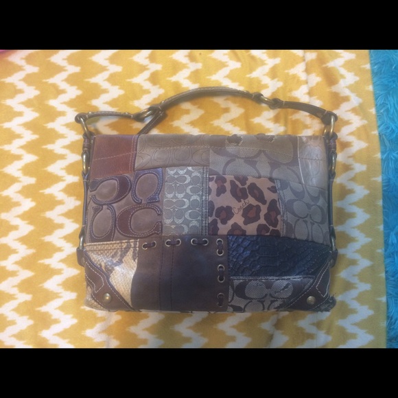 Coach patchwork handbag - Picture 2 of 4