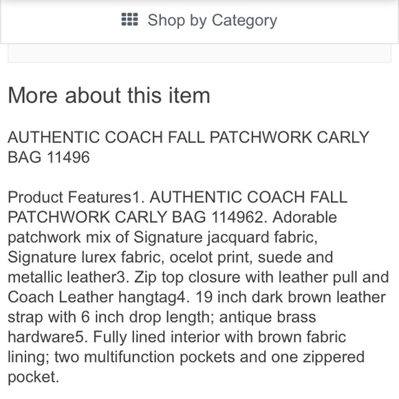 Coach patchwork handbag - Picture 4 of 4