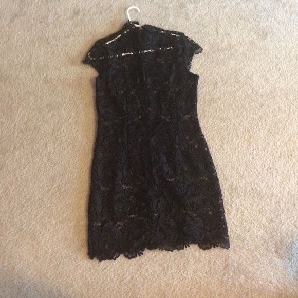 Black lace dress
