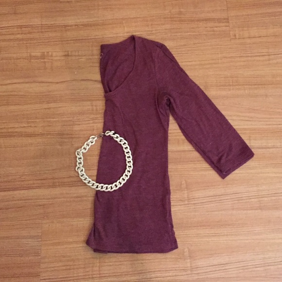 Maroon tee