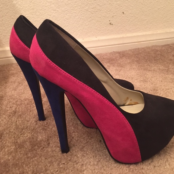 💖Color Block Pumps - Picture 3 of 3