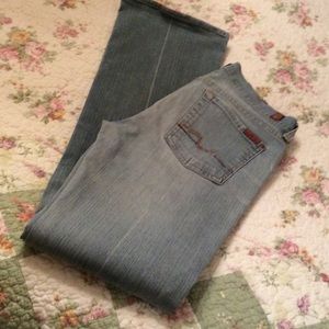 7 for all mankind jeans sz 28 , 34" inseam