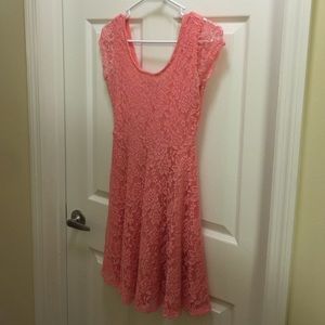 Pink Lace Dress