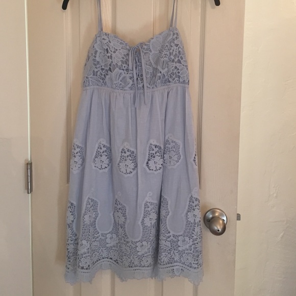 light blue sundress