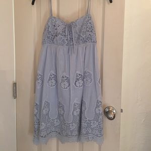 light blue sundress